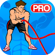 Battle ropes workout : crossfit rope exercises PRO
