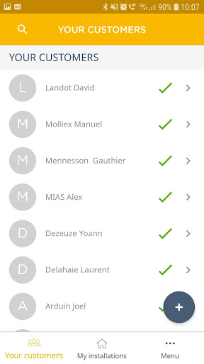 Android application Home Keeper By Somfy screenshort
