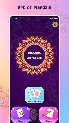 Mandala Coloring Art Book - Screenshot 1