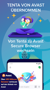 Tenta Private VPN Browser Screenshot