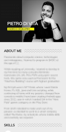 Android application Pietro Di Vita screenshort