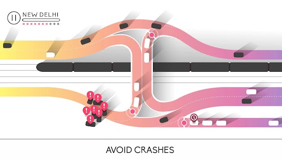 Traffix: Zrzut ekranu symulatora ruchu