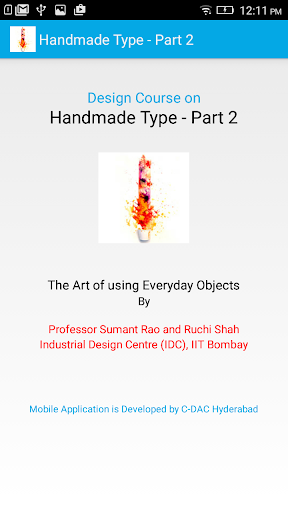 Android application Handmade Type - Part 2 screenshort