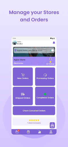 Android application Agiza Vendor: Boost your Store screenshort