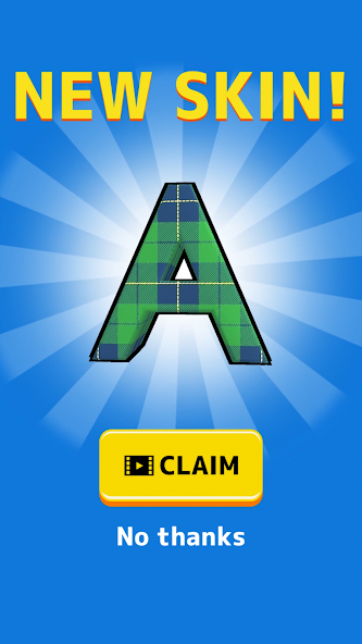 Type Spin: alphabet run game banner