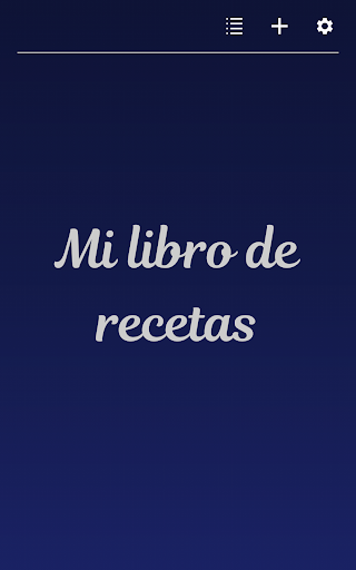 Vista previa de la aplicación
