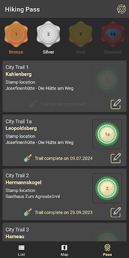CityHikes Hiking Trails Vienna Screen 3