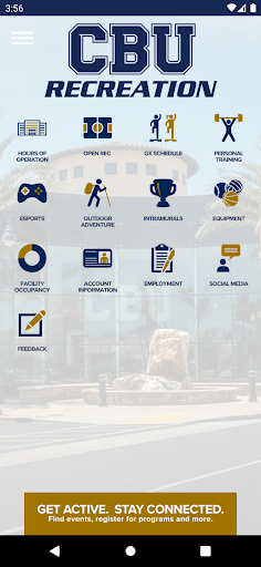 CBU Campus Recreation Screen 2