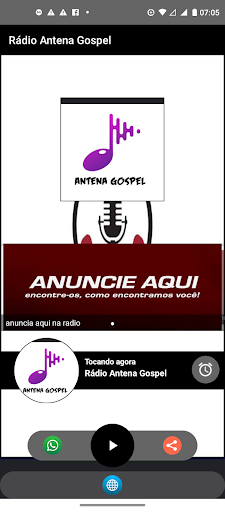 Android application Rádio Antena Gospel screenshort