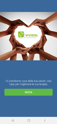 Android application ​Vivisol MyTherapy screenshort