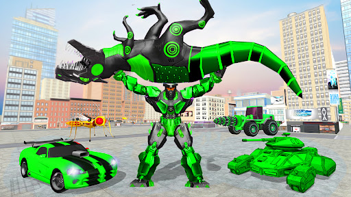 Jet Robot Car :Robot Bus Game Screen 2