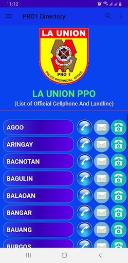 Android application PRO1 Directory screenshort