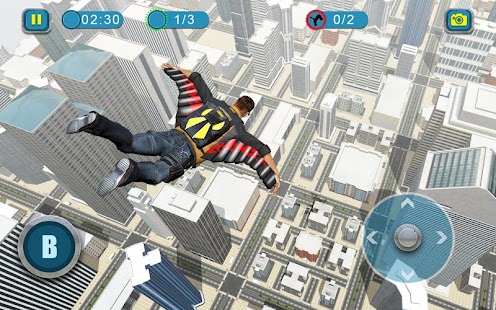 Wingsuit Simulator 3D - Skydiving Game Screenshot