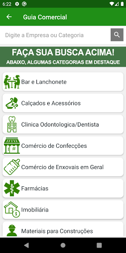Android application ACEOC Osvaldo Cruz screenshort
