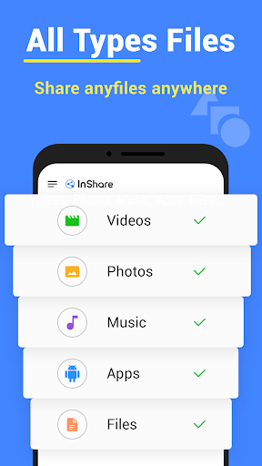 Screenshot File Sharing - InShare