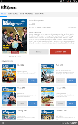 Android application Indian Management screenshort