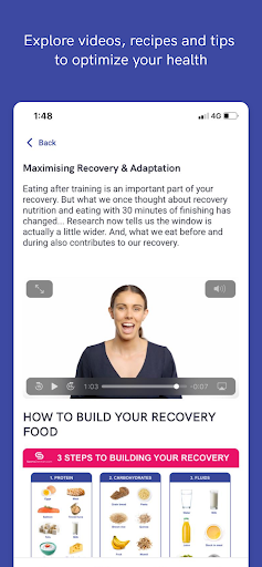 SportsDietitian.com Screen 3