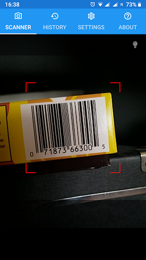 Android application QR Barcode Scanner Pro screenshort