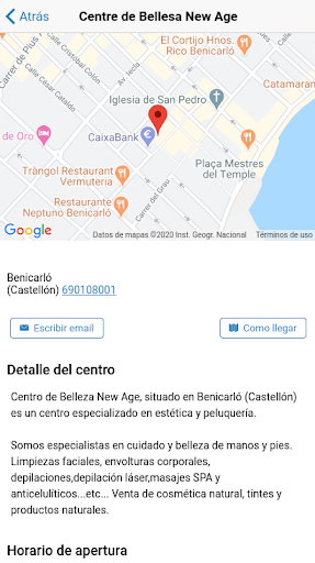 Centro de Belleza New Age Screen 2