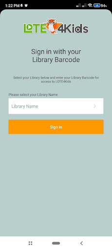 Android application LOTE4Kids screenshort