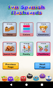 Fun Spanish Flashcards with Pictures