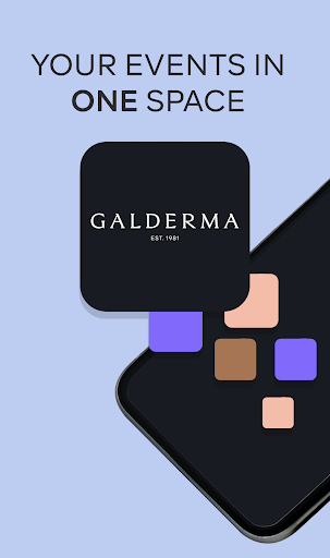 Android application Galderma Events screenshort