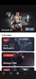 Strongway 5x5 - Weight Lifting & Gym Workout Log