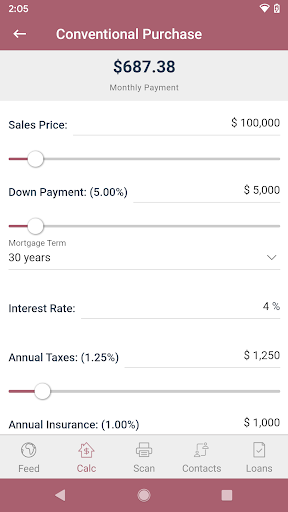 Mortgage2Go by CB&T Screen 3