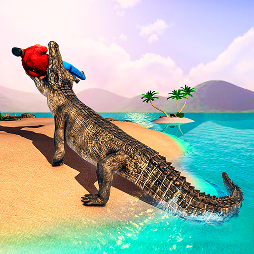Hungry Crocodile Animal Attack logo