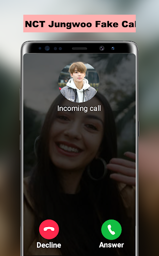 Android application NCT Jungwoo Fake Call screenshort
