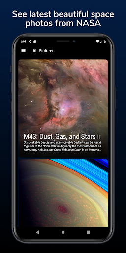 Android application Astronomy Picture of the Day screenshort
