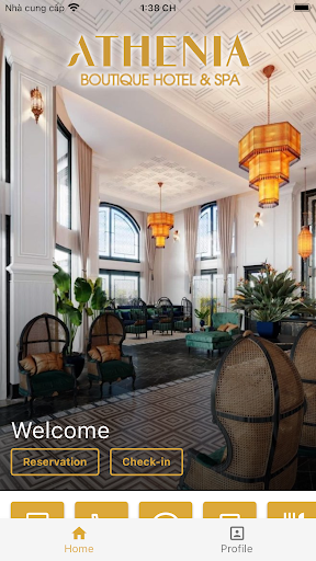 Android application Athenia Hotel screenshort