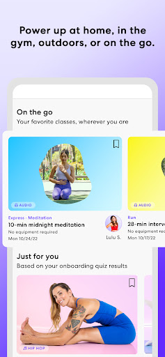 Screenshot of obé | Fitness for women