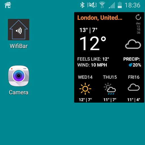 WifiBar Trial- Status bar Icon Screen 2