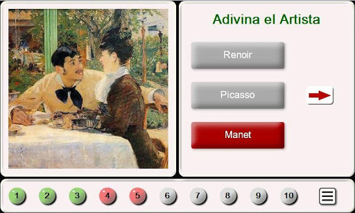 Vista previa de la aplicación