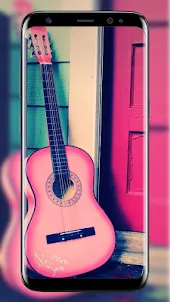 Guitarra papel de parede