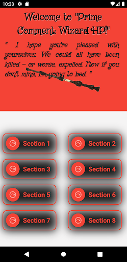 Android application Prime Comment: Wizard HP screenshort