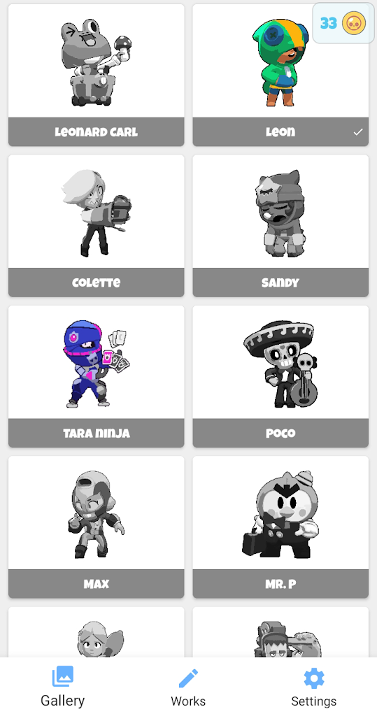 Pixstars Color By Number For Brawl Stars Latest Version Apk Download Com Brawlcolor Pixel Coloring Apk Free