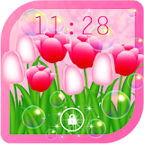 Flowers Tulips Live Wallpaper icon