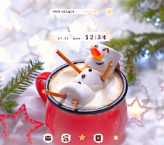かわいい壁紙アイコン マシュマロのゆきだるま 無料 Androidアプリ Applion