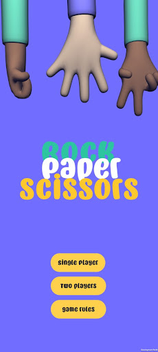 Android application Rock Paper Scissors screenshort