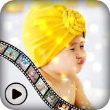 Baby video maker with music icon