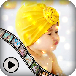 Icon image Baby video maker with music