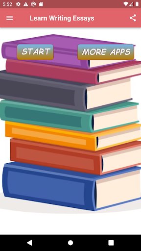 Android application Learn Essay writing screenshort