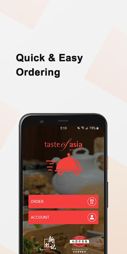 Android application Taste of Asia screenshort