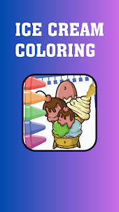 ice cream Coloring book