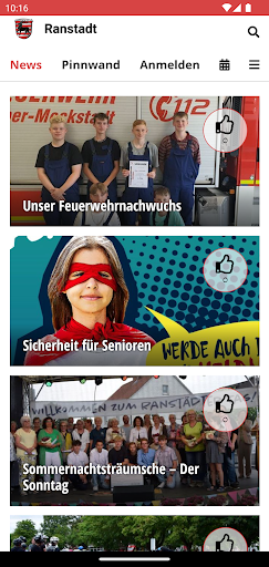 Android application Ranstadt screenshort