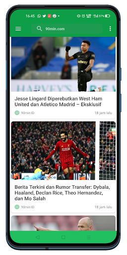 Kabar Sepak Bola Dunia Screen 3