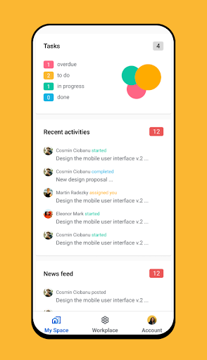 Android application Octonius screenshort