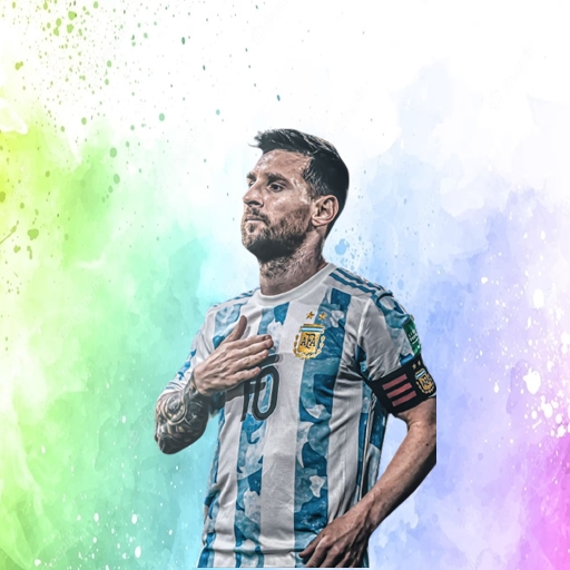 Messi HD Wallpaper 2024 logo